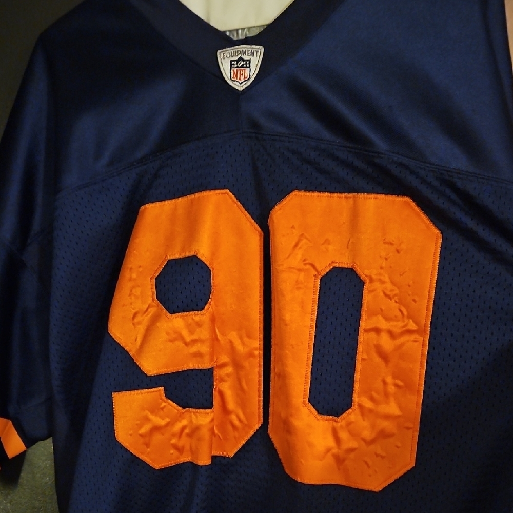 Reebok NFL Chicago Bears Navy Blue Jersey